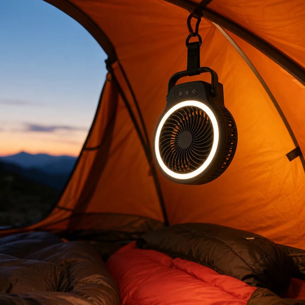 Light up the whole tent — no headlamp needed